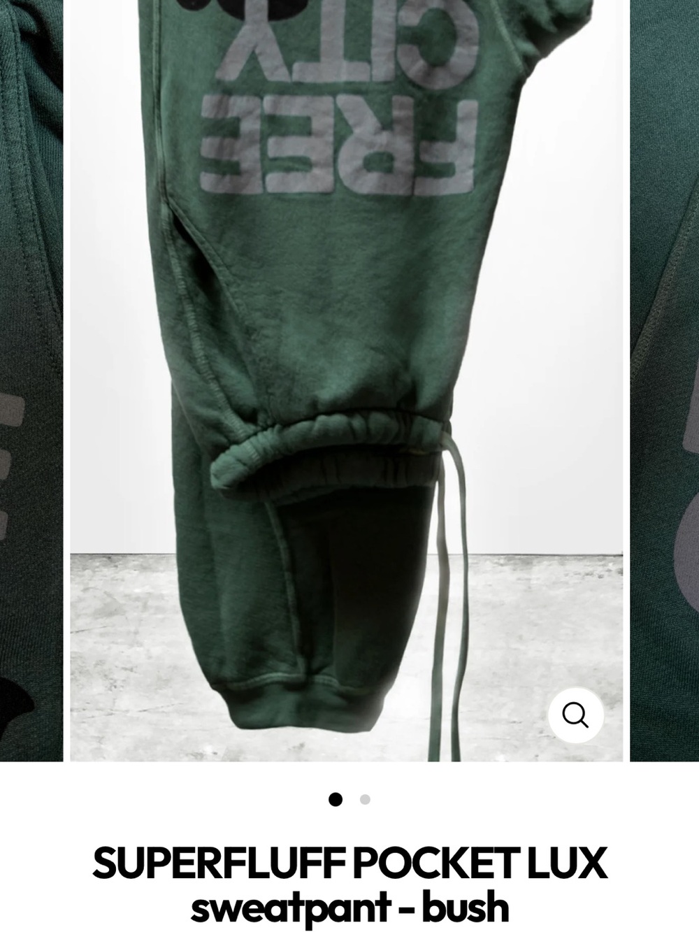 Free City SUPERFLUFF LUX OG sweatpant in Bush
